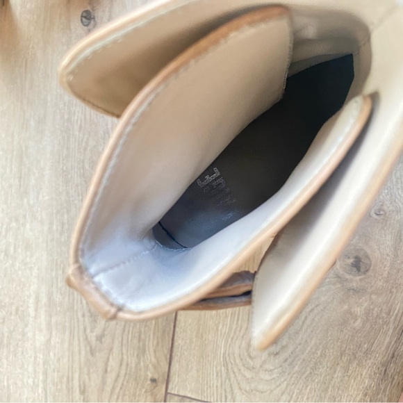 PAIGE Tan Leather Booties - Picture 8 of 15